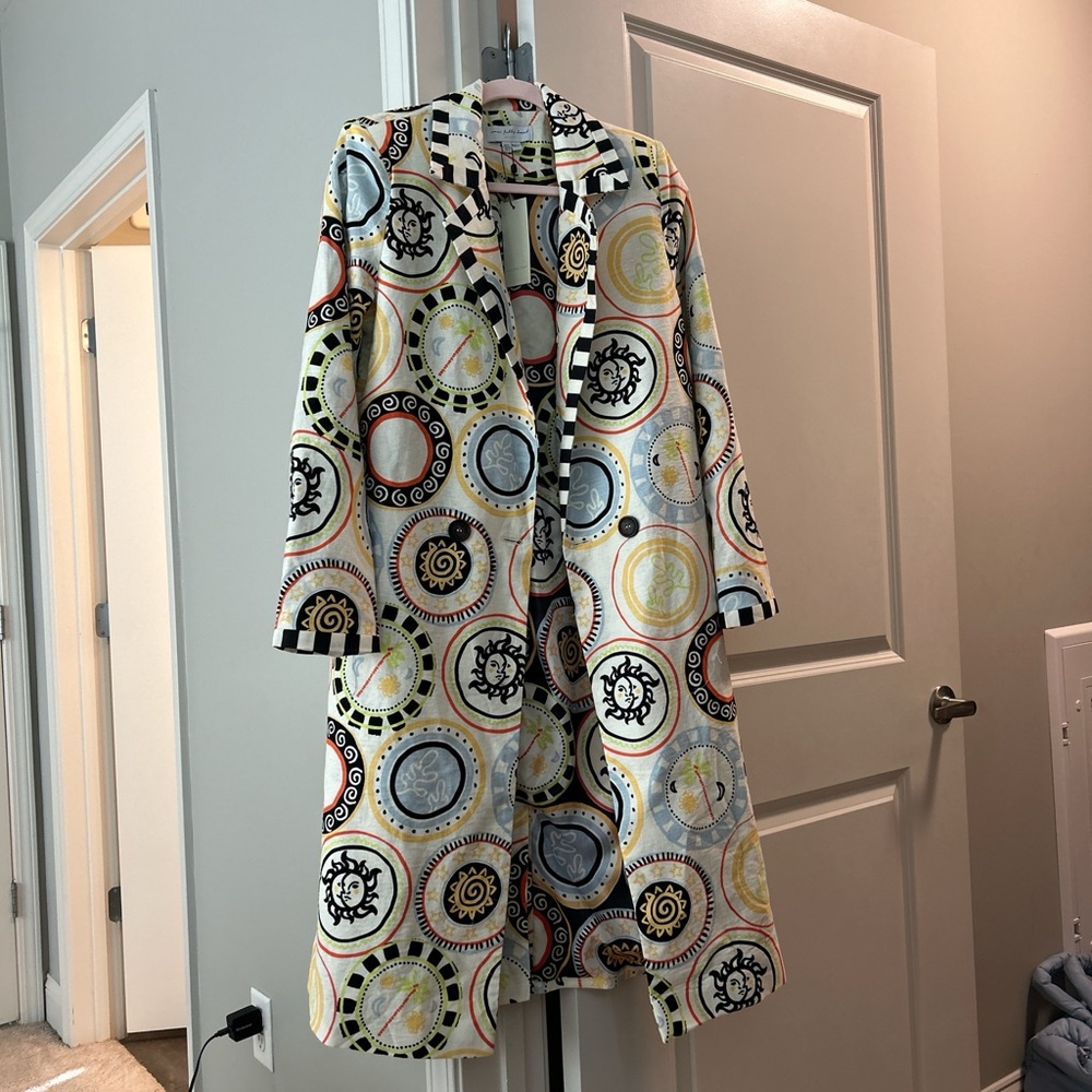 Never Fully Dressed Multicolor Trench Coat